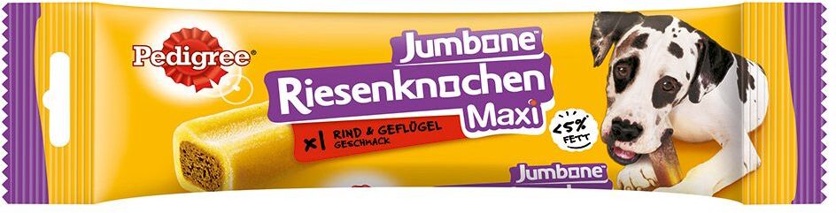 Pedigree 180g (1 Stück) Riesenknochen Maxi Rind Pedigree Hundesnacks