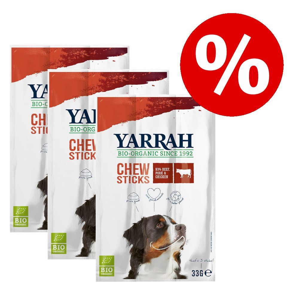 Yarrah 3x250g Bio vegetarische Multi Kekse Yarrah Hundesnacks zum Sonderpreis!