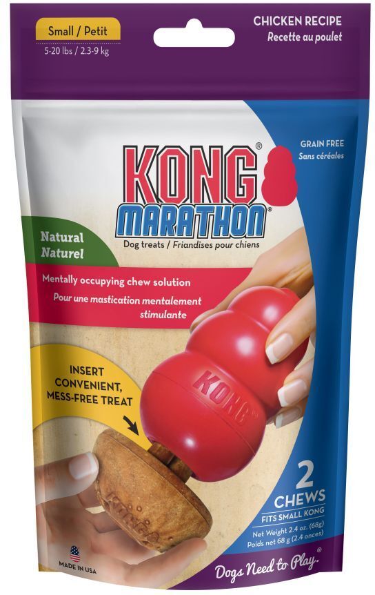 Kong 2 Stück KONG Marathon® Chicken - S: 68g (34g / Stück) Hundesnacks