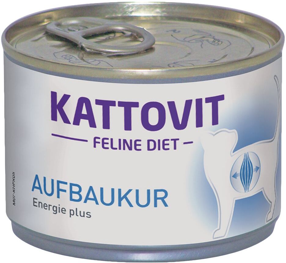 Kattovit 12x 185g Aufbaukur Huhn Kattovit Spezialfutter Nassfutter für Katzen