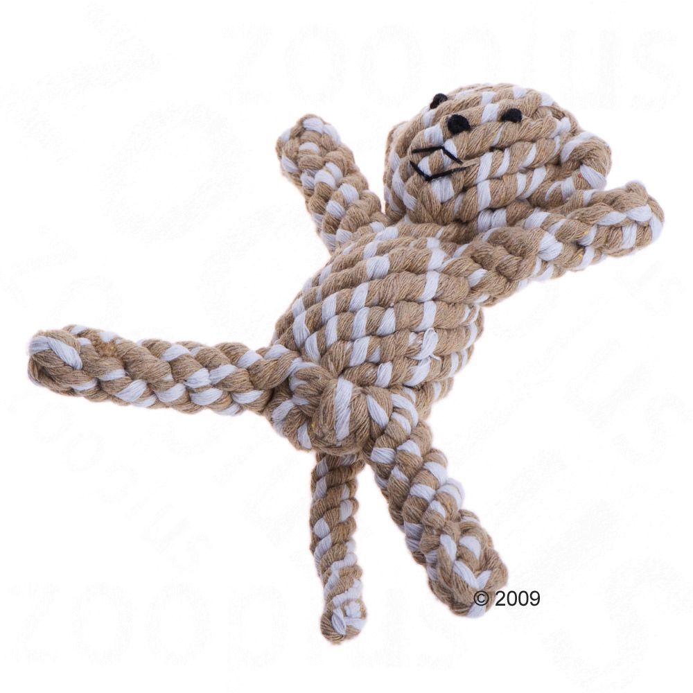 zooplus Exclusive Hundespielzeug Tierfigur aus Baumwolltau - Affe ca. 18 cm