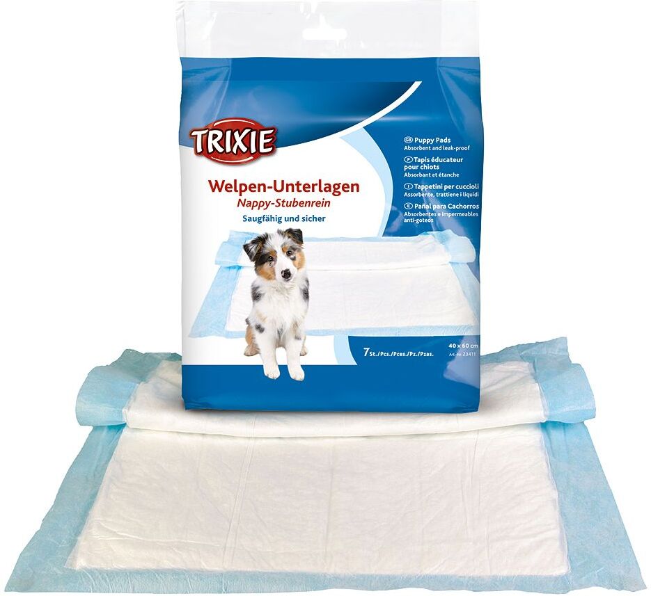 Trixie 20 Stück Nappy Stubenrein Welpen-Unterlagen Trixie L 60x B 60cm Hundezubehör