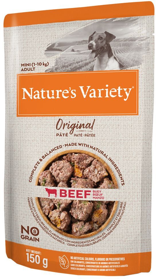 Nature’s Variety 8x 150g Original Paté No Grain Mini Huhn Nature's Variety Hundefutter Nass