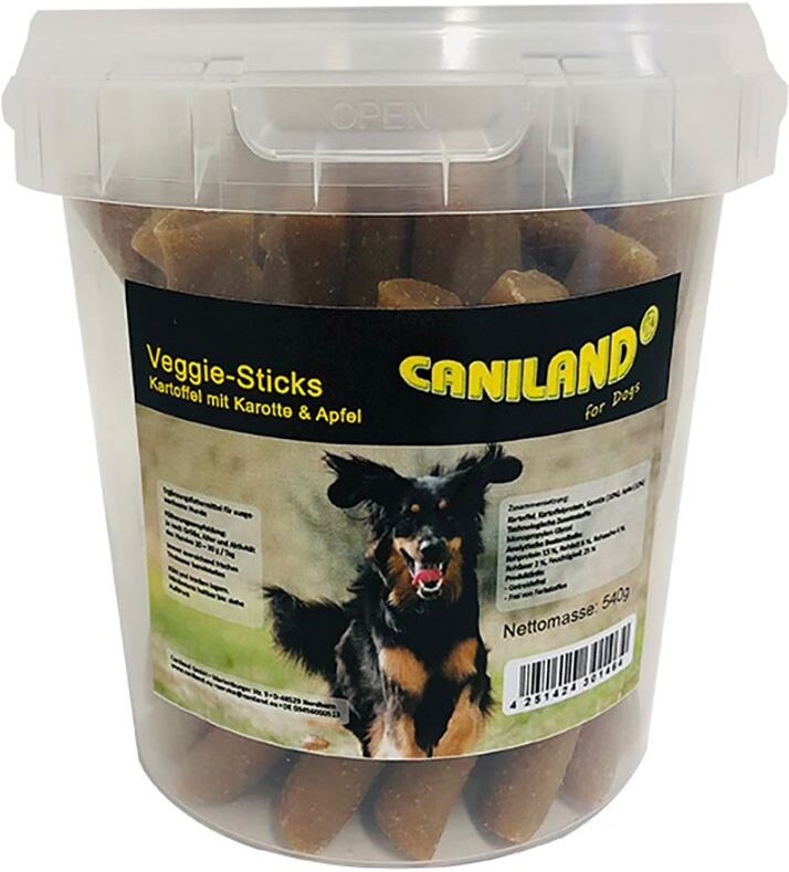 Caniland 540g Vegetarische Sticks Caniland Hundesnacks