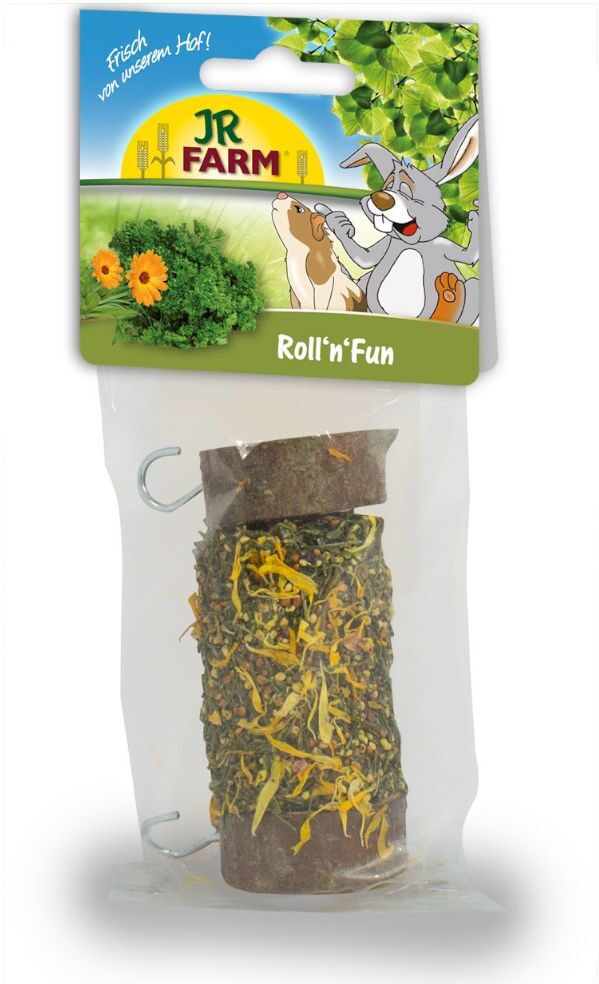 JR Farm 120g Roll 'n' Fun Knabberrolle JR Farm Ergänzungsfuttermittel für Kleintiere