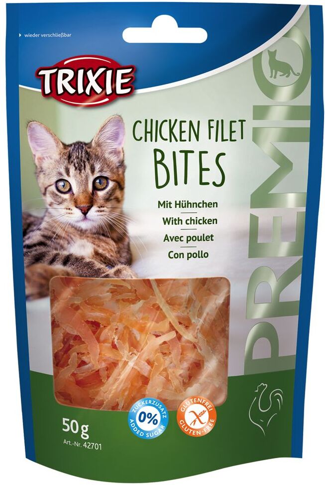 Trixie 50g Premio Chicken Filet Bites  Trixie Katzensnacks