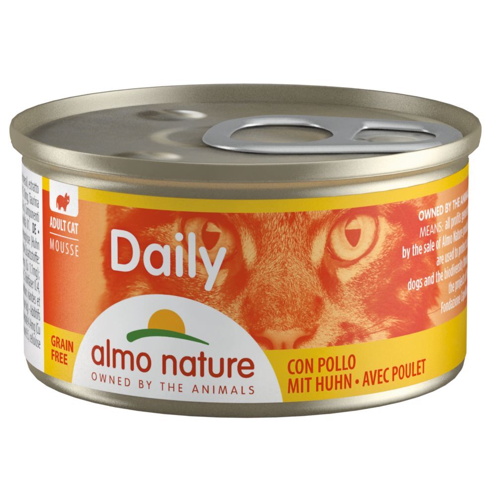 Almo Nature Daily Menu 6x 85g Daily Menu Häppchen mit Truthahn & Ente Almo Nature Nassfutter für Katzen