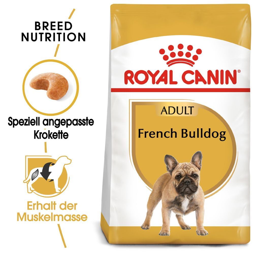 Royal Canin Breed 2x 9kg French Bulldog Adult Royal Canin Trockenfutter für Hunde