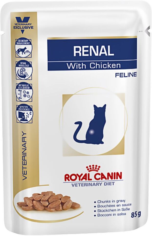 Royal Canin Veterinary Diet 12x 85g Renal Fisch Royal Canin Veterinary Diet Nassfutter für Katzen