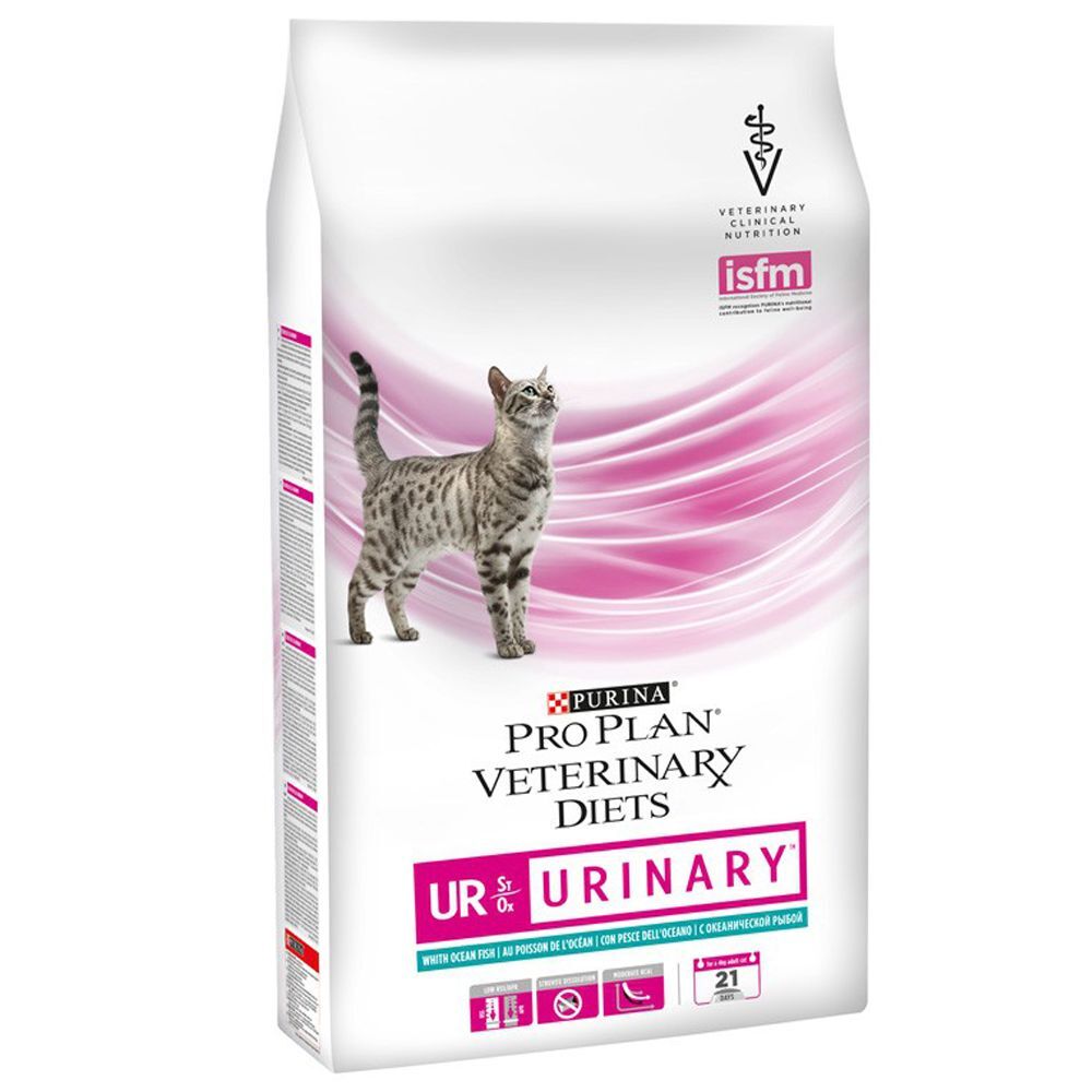 Purina Veterinary Diets 3x 5kg UR ST/OX Urinary Purina Pro Plan Veterinary Diets Trockenfutter für Katzen