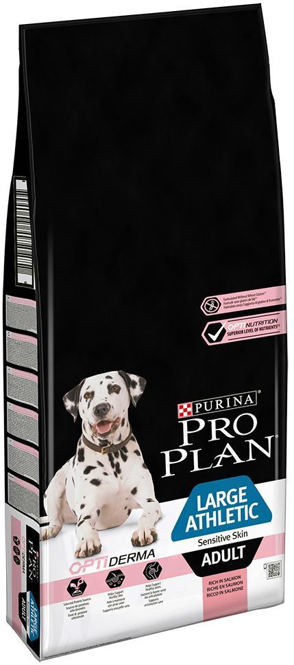 Pro Plan 2x 14kg Large Athletic Adult Sensitive Skin Lachs PRO PLAN Trockenfutter für Hunde