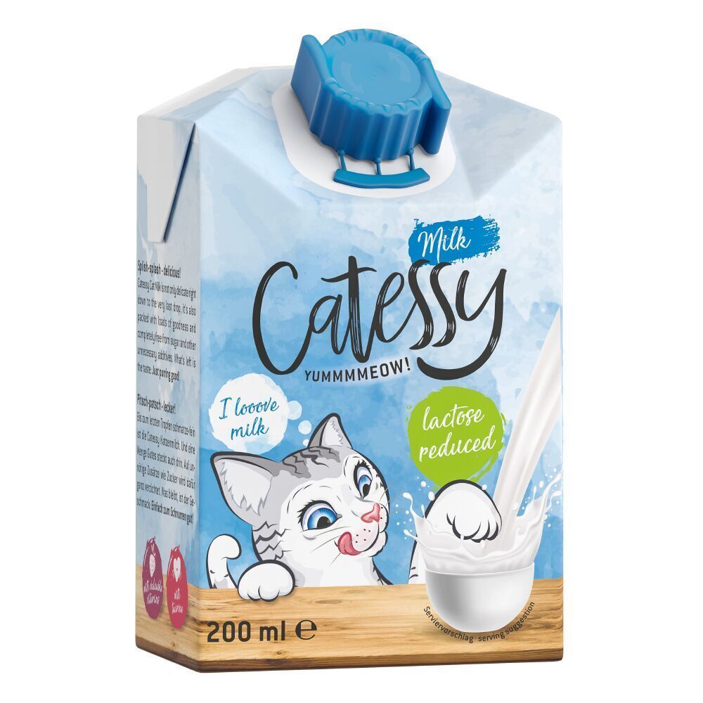 Catessy 6x 200ml Katzenmilch Catessy Ergänzungsfutter