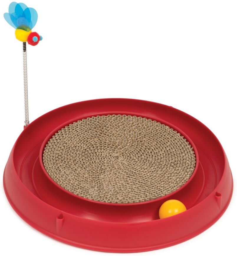 Catit Ø36x H25cm Rot 3in1 mit Kratzer Catit Katzenspielzeug