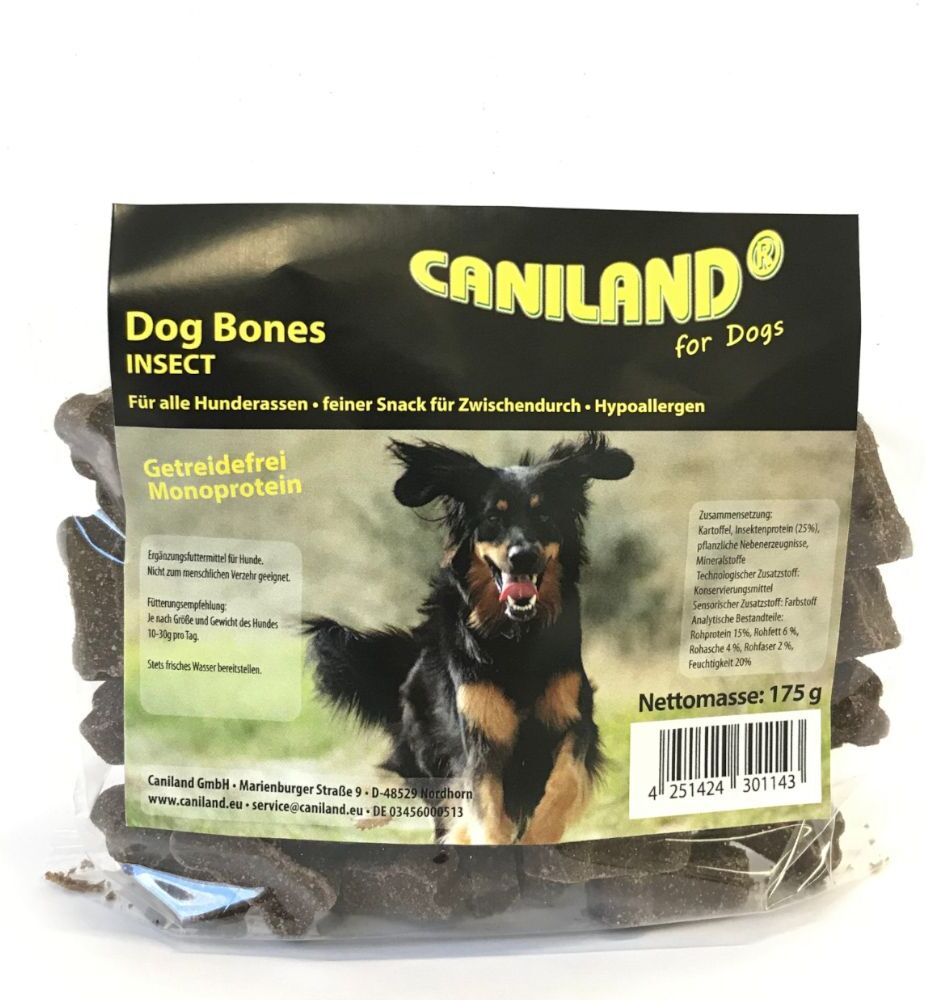 Caniland 175g Dog Bones Insect Caniland Hundesnacks