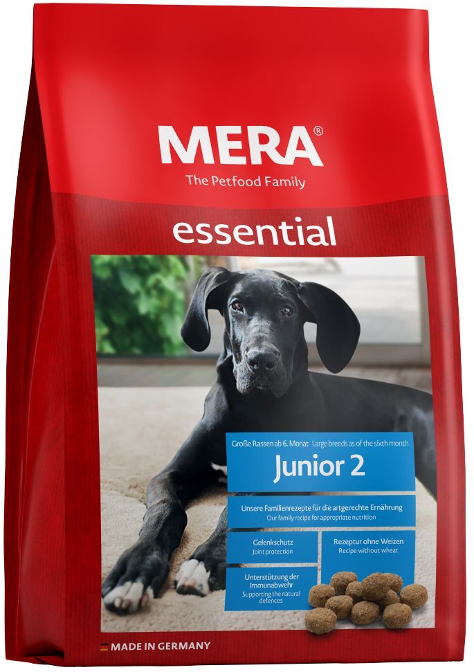 Mera essential 2x 12,5kg Junior 2 MERA essential Trockenfutter für Hunde