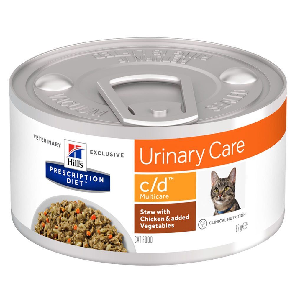 Hill's Prescription Diet 82g c/d Urinary Care Ragout mit Huhn Hill´s Prescription Diet Nassfutter für Katzen