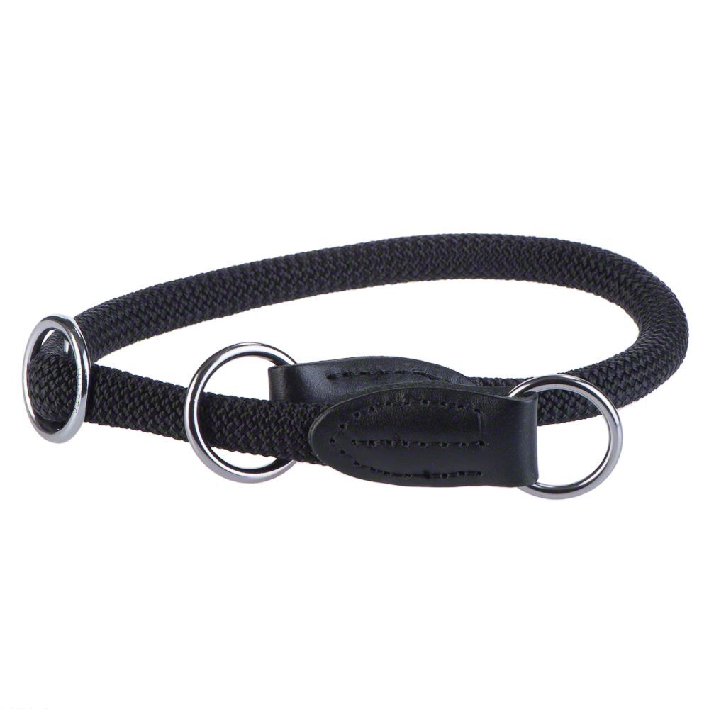 Hunter Hundehalsband Freestyle, schwarz - Grösse 55: verstellbar bis max. 55 cm, Ø 10 mm