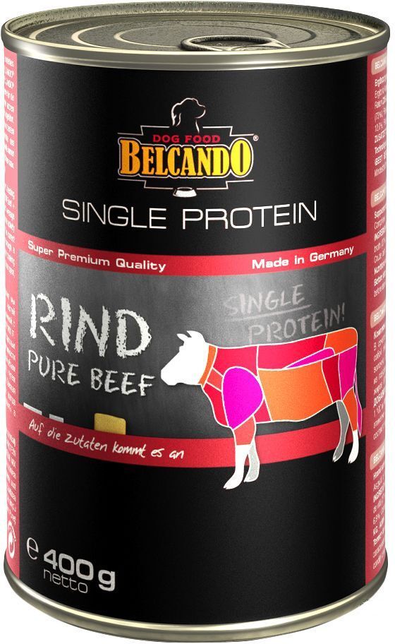 Belcando 6x 400g Single Protein Belcando Nassfutter für Hunde