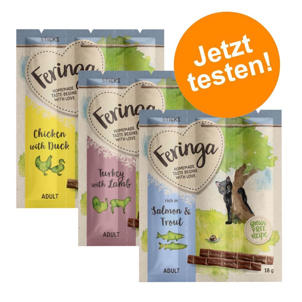 Feringa Gemischtes Probierpaket Feringa Sticks - 3 x 3er Pack in 3 Sorten