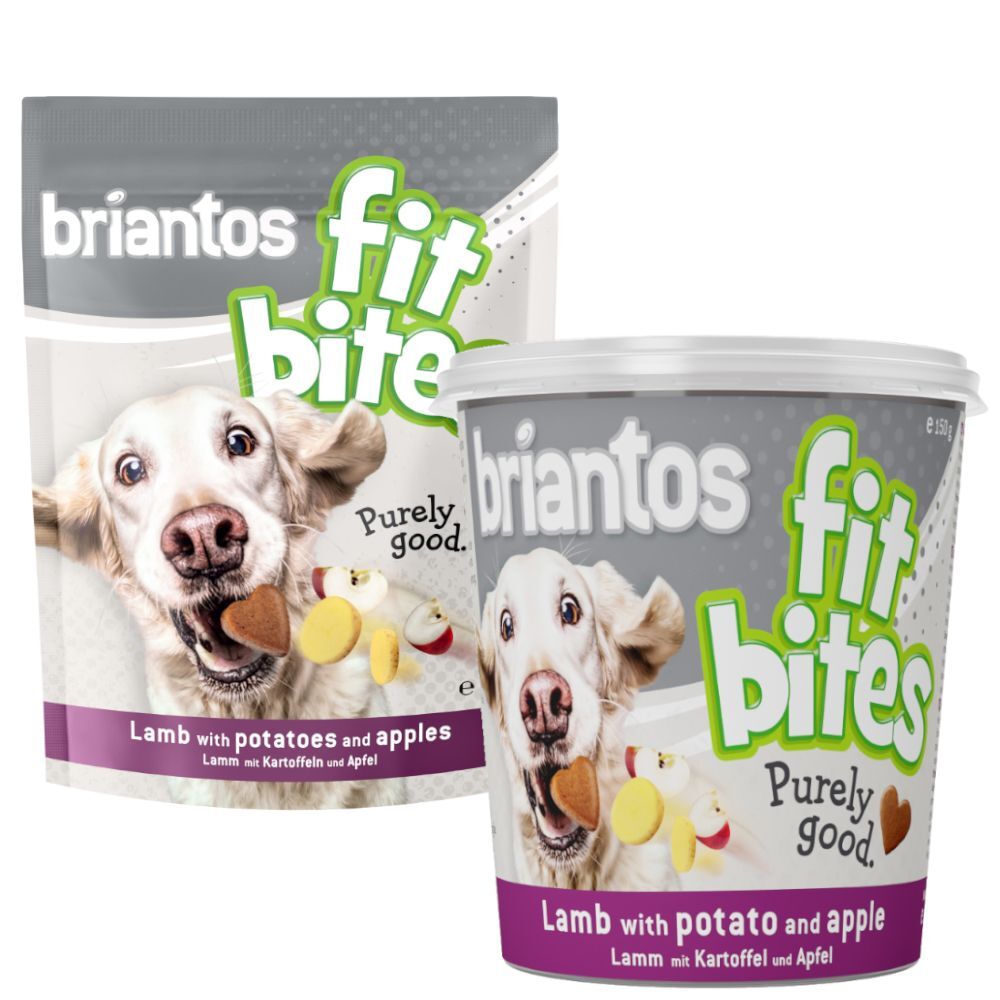 briantos 150g "FitBites " Nachfüllpack - Lamm mit Kartoffel & Apfel Briantos Hundesnacks