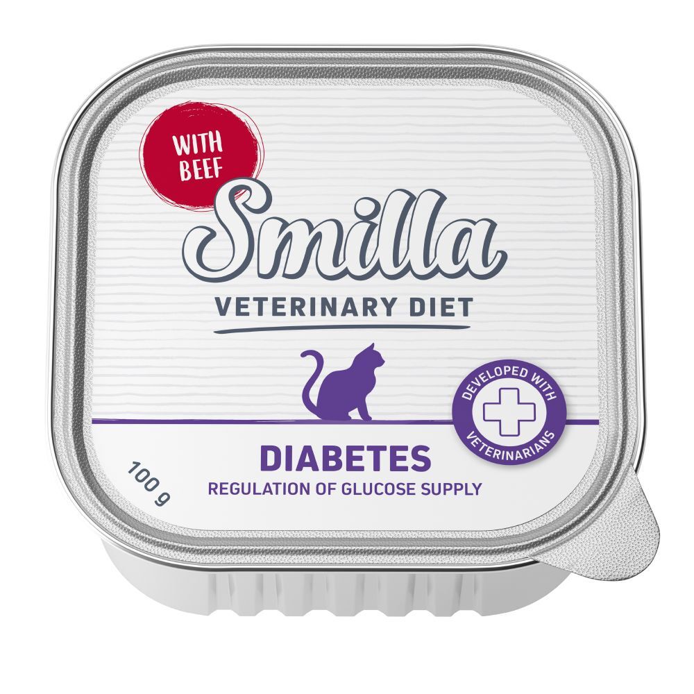 Smilla 24x 100g Veterinary Diet Diabetes Katzenfutter nass