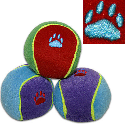 Trixie 3x Trixie Bunte Spielbälle Ø 6cm Hundespielzeug