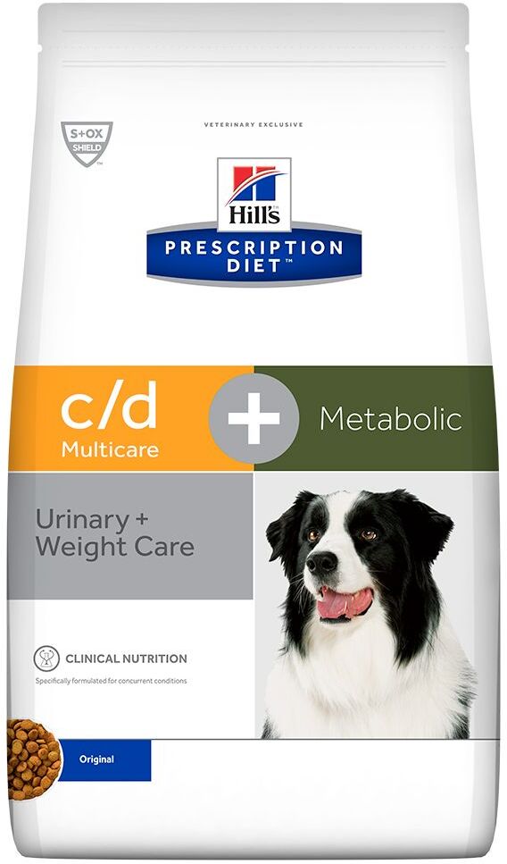 Hill's Prescription Diet 2x 12kg c/d Multicare Urinary Care + Metabolic Hill's Prescription Diet Trockenfutter für Hunde