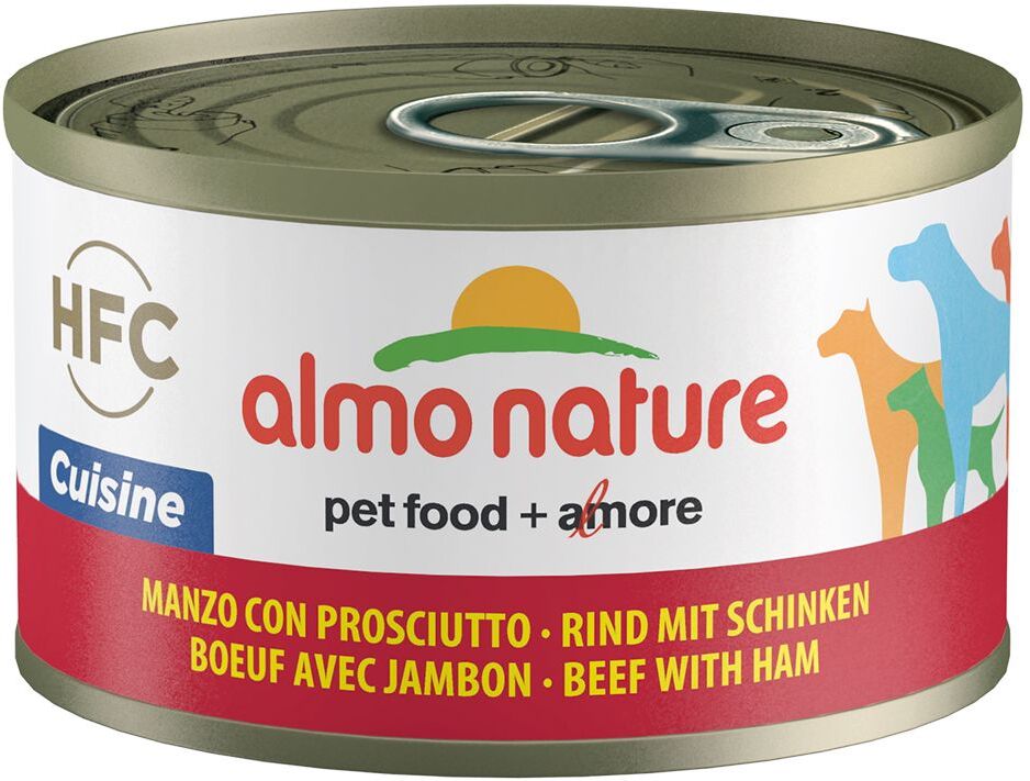 Almo Nature Classic 95g Kalb mit Schinken Almo Nature Classic Nassfutter für Hunde