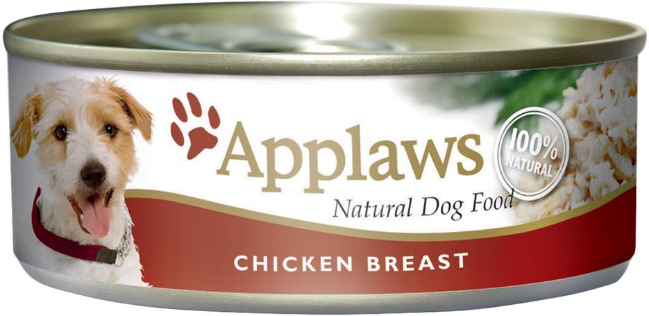 Applaws 6x 156g Hund Dose in Brühe Huhn, Lachs & Gemüse Applaws Nassfutter für Hunde