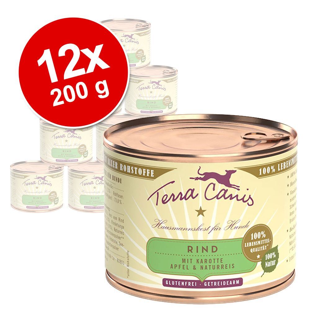 Terra Canis Sparpaket Terra Canis 12 x 200 g - Pute mit Brokkoli, Birne und Kartoffeln