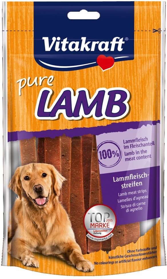 Vitakraft 3x 80g LAMB Lammfleischstreifen Vitakraft Hundesnacks