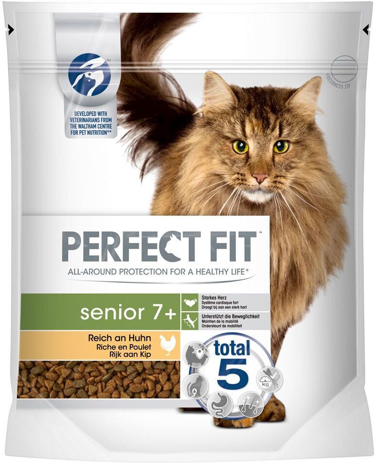 Perfect Fit 750g Senior 7+ Reich an Huhn Perfect Fit Trockenfutter für Katzen