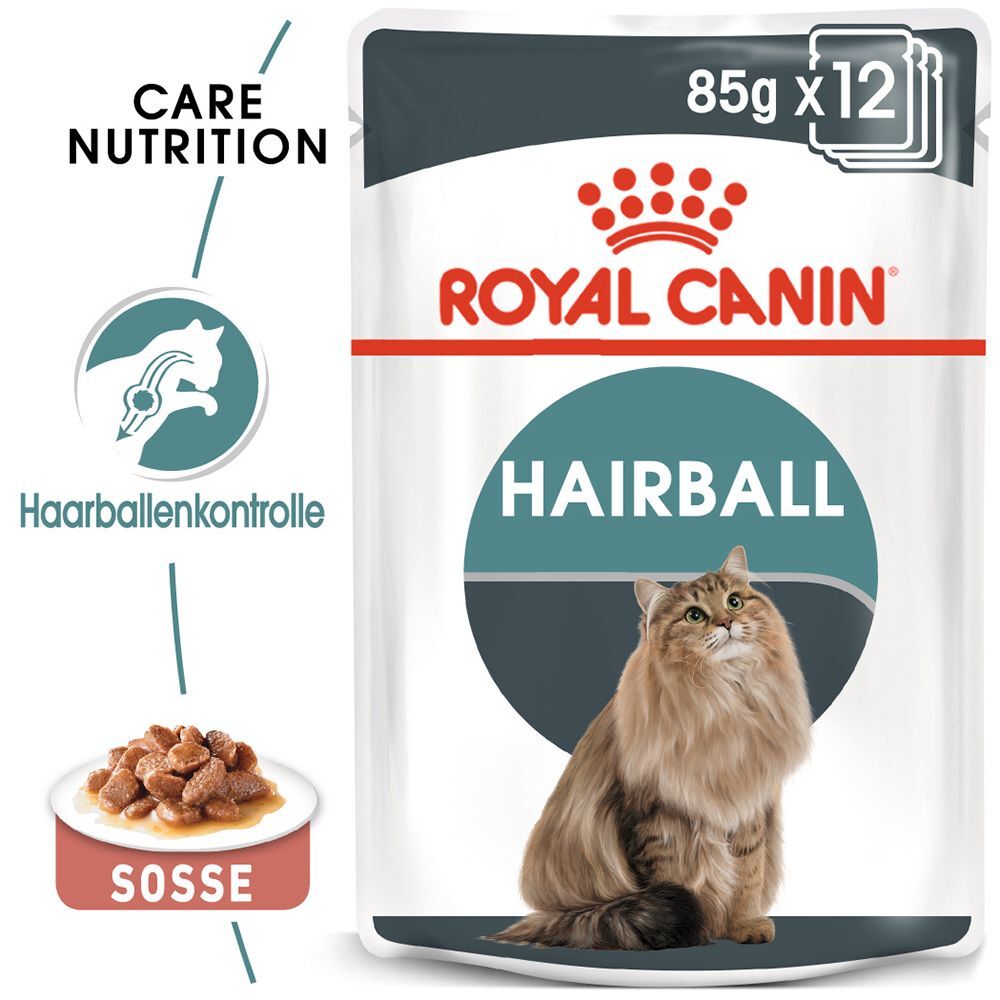 Royal Canin Care Nutrition 96x 85g Hairball Care in Sosse Royal Canin Nassfutter für Katzen