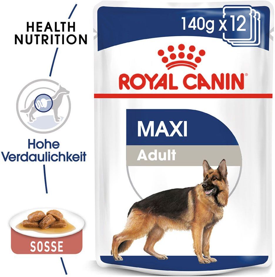 Royal Canin Size 10x 140g Maxi Adult Royal Canin Nassfutter für Hunde