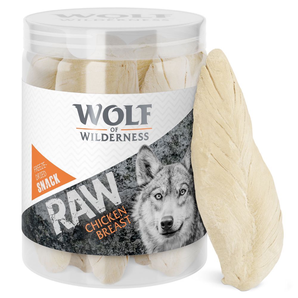 Wolf of Wilderness 330g RAW Snack Wolf of Wilderness Hühnerbrust File für Hund