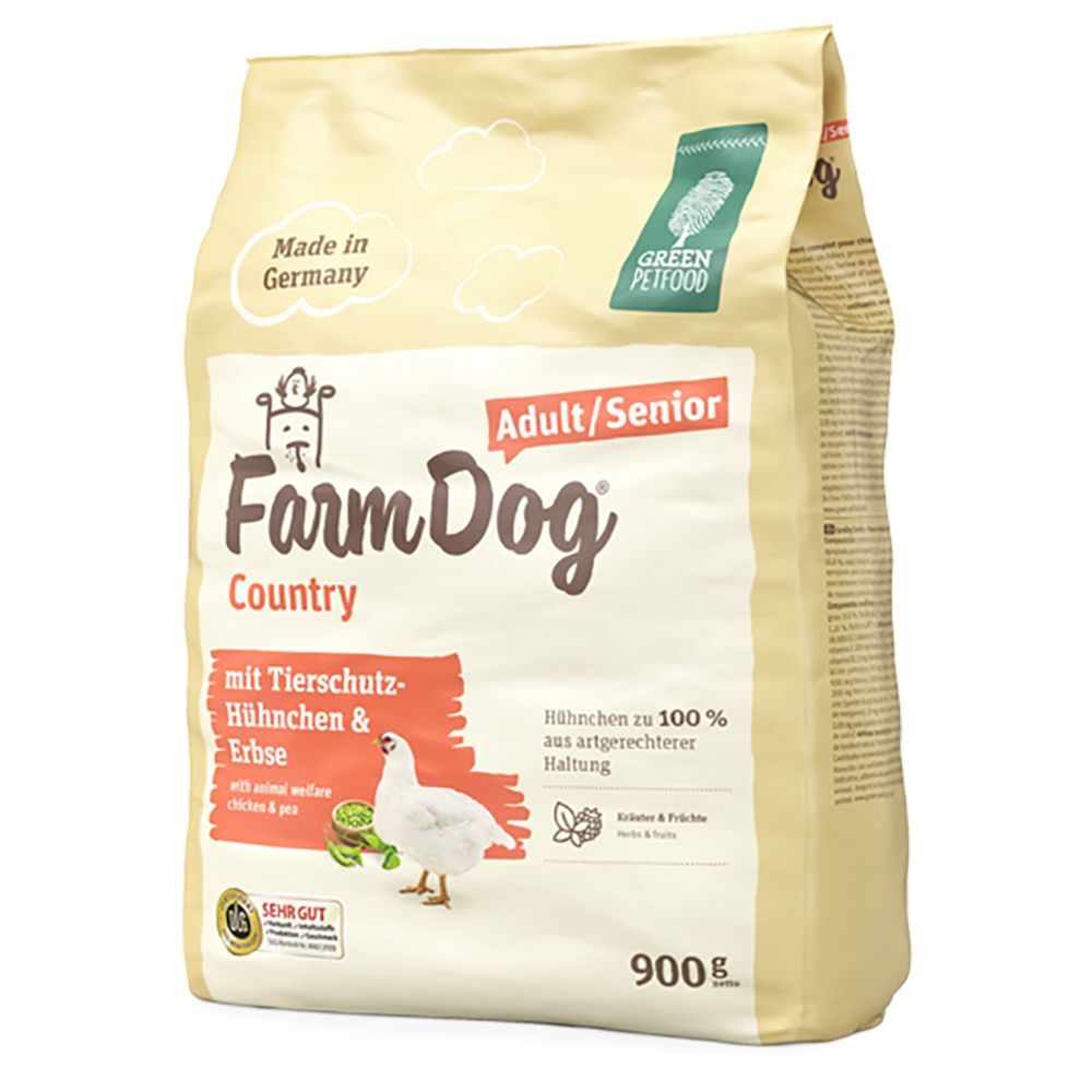 Green Petfood FarmDog Country - Sparpaket: 2 x 10 kg