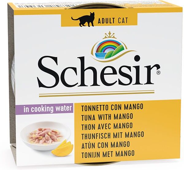 Schesir 6x 75g Fruit Thunfisch mit Papaya Schesir Nassfutter für Katzen