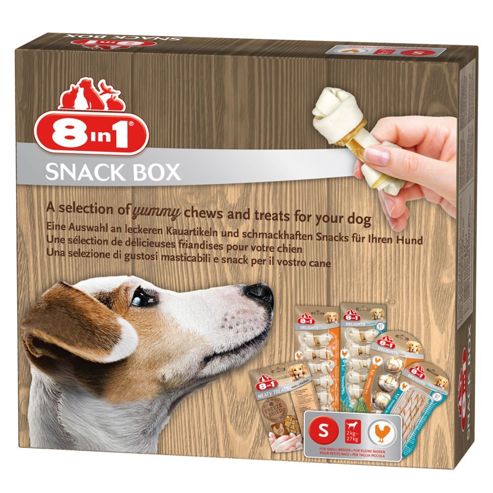 8in1 2 Stück 8in1 Snackbox - Gr. S Hundesnacks