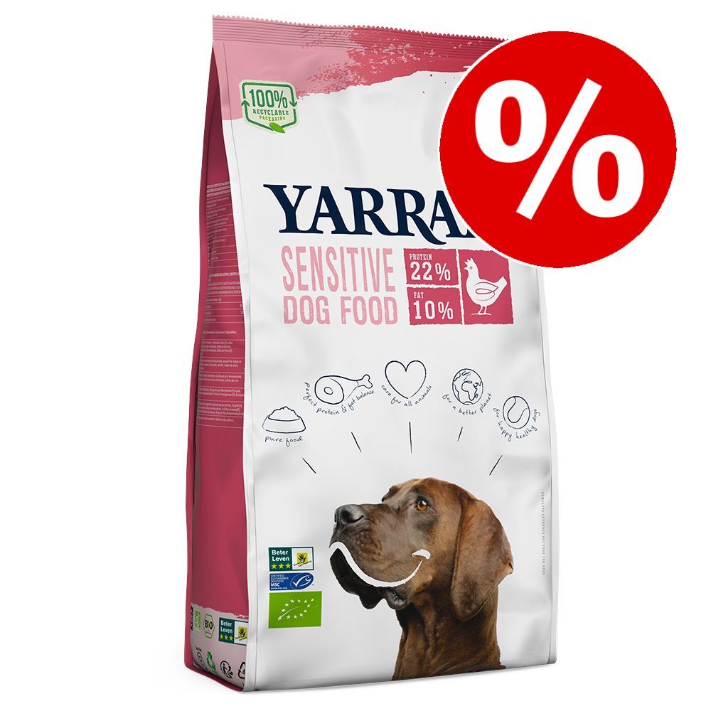 Yarrah 10kg Bio Getreidefrei mit Bio Huhn Yarrah Hundefutter Trocken zum Sonderpreis!