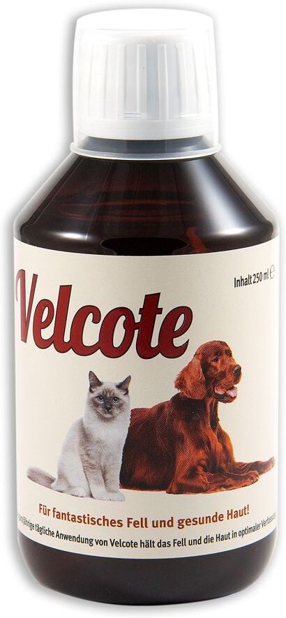 Velcote 250ml Velcote Ergänzungsfutter zur Haut- und Fellpflege für Haustiere