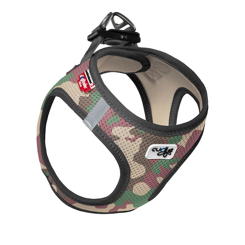 Curli Vest Geschirr Air-Mesh - camo - Grösse M: Brustumfang 45 - 50cm Hund