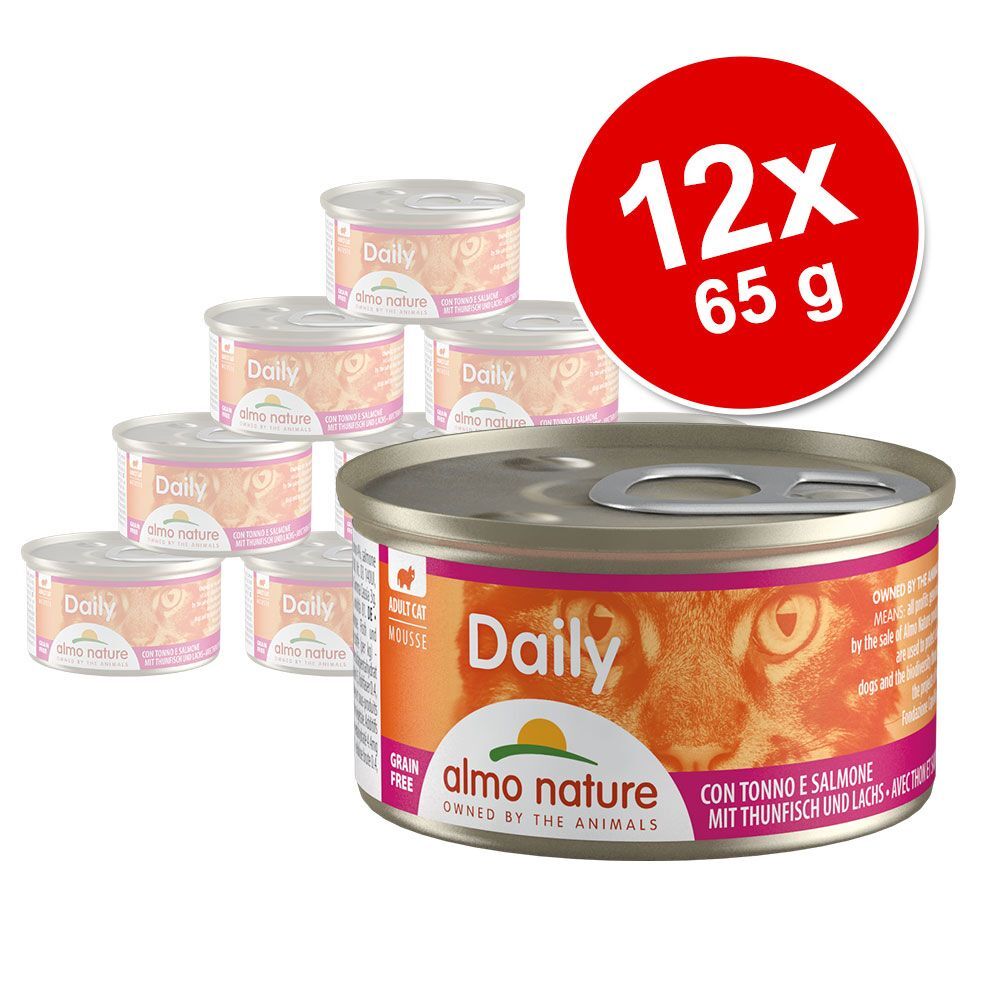 Almo Nature Daily Menu 12x 85g Daily Menu Häppchen mit Truthahn und Ente Almo Nature Nassfutter für Katzen