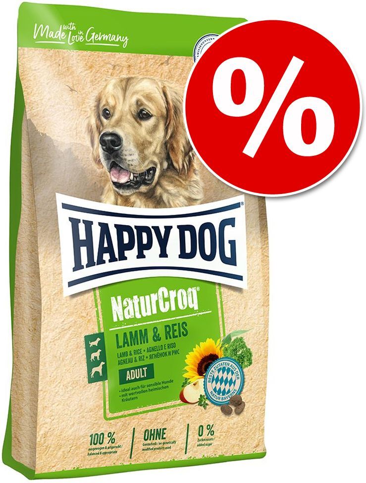 Happy Dog NaturCroq 2x 15kg NaturCroq Balance Happy Dog Trockenfutter für Hunde