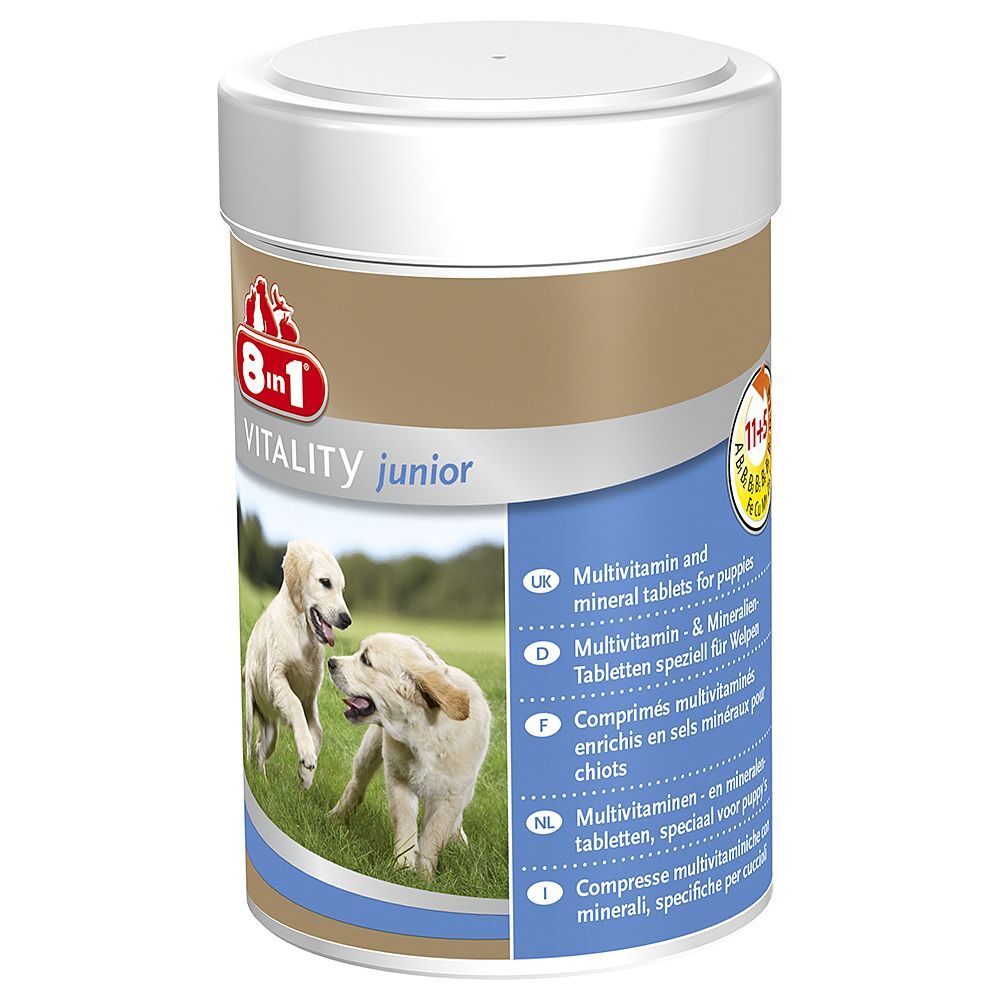 8in1 100 TablettenVitality Junior 8in2Spezialfutter für Hunde