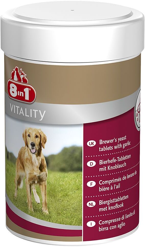 8in1 260 Tabletten 8in1 Vitality Bierhefe Nahrungsergänzung für Hunde