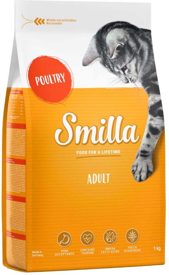 Smilla 2x 10kg Adult Geflügel Smilla Trockenfutter für Katzen