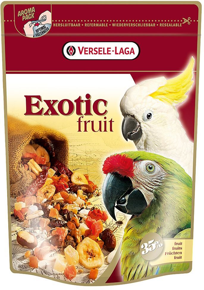 Versele Laga 600g Exotic Fruit - Obstmischung für Papageien Versele-Laga Vogelfutter