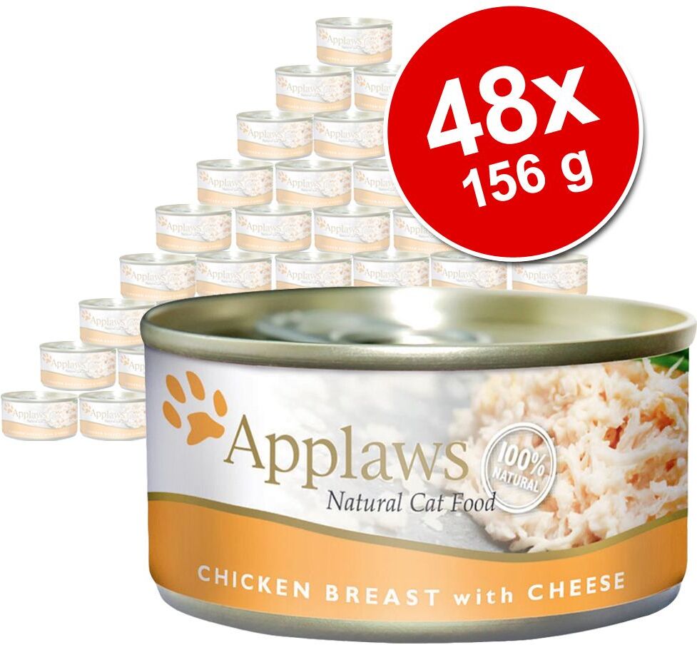 Applaws 48x 156g  Thunfischfilet & Garnele Applaws Nassfutter für Katzen