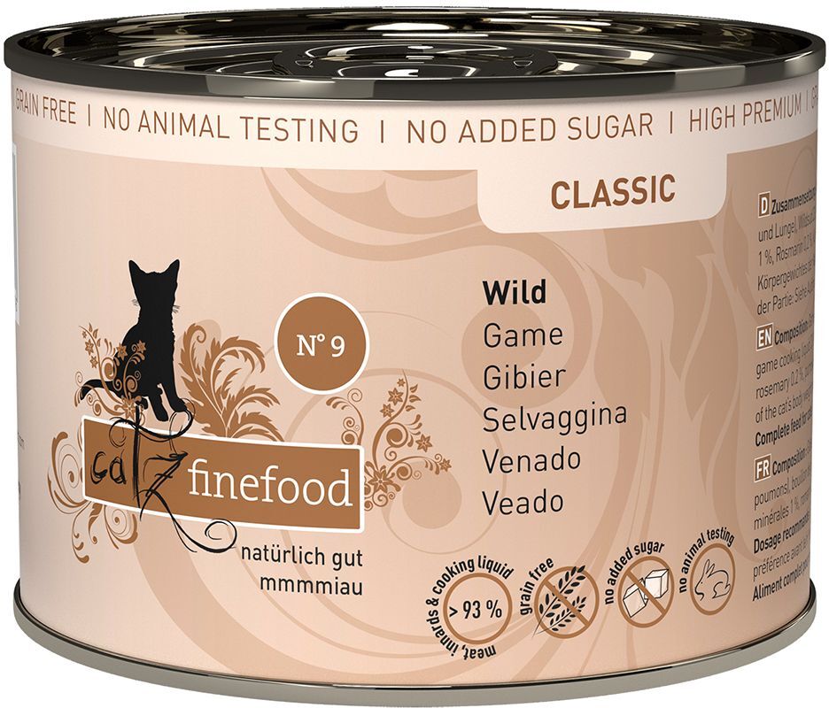 catz finefood 6x 200g Wild & Rotbarsch catz finefood Nassfutter für Katzen