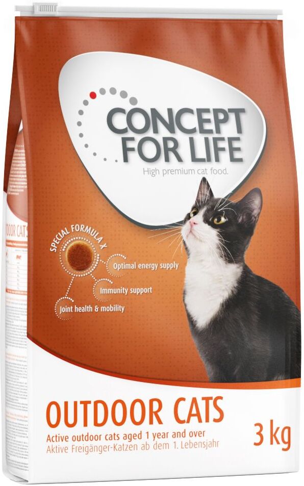 Concept for Life 400g Outdoor Cats Concept for Life Trockenfutter für Katzen